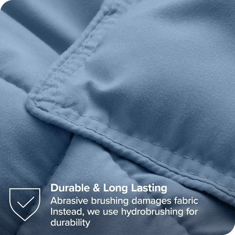 Twin Size All Season Super Soft Down Alternative Comforter Set Blue