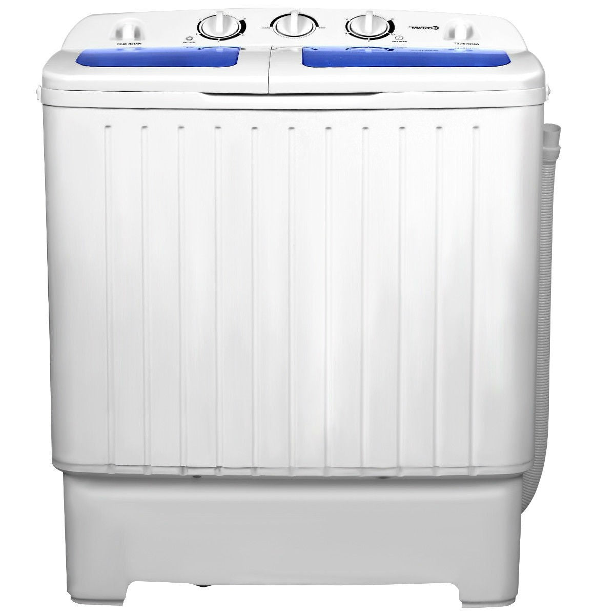 Small 11 lbs Compact Twin Tub Washing Machine Washer Spinner