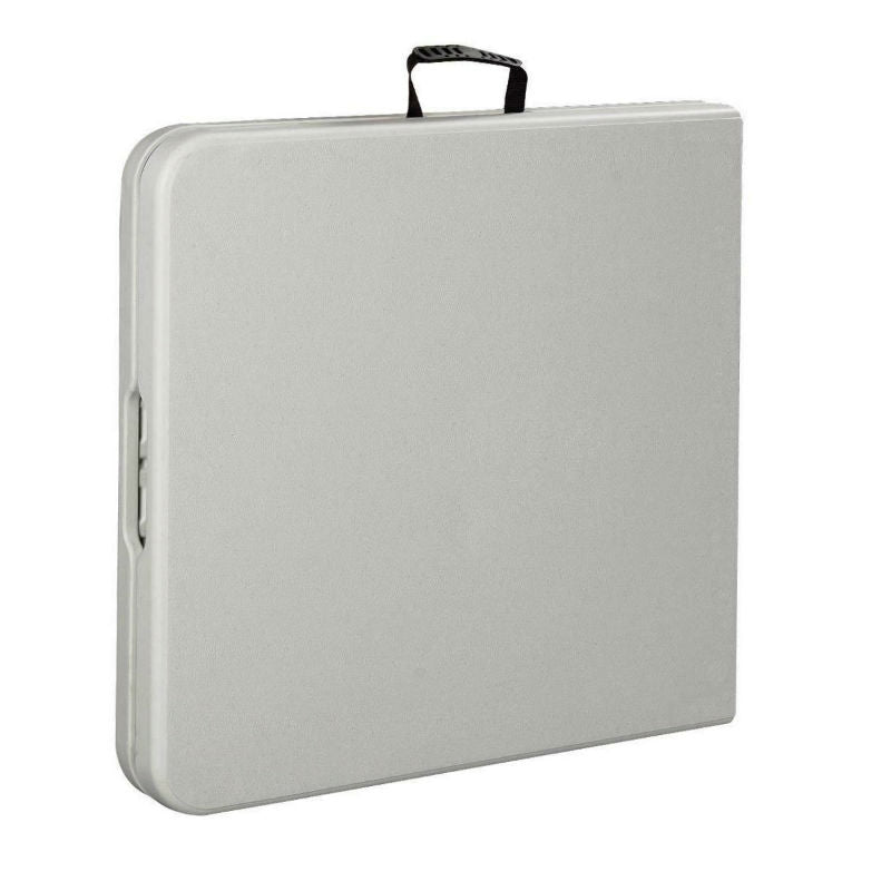 White HDPE Heavy Duty Plastic Indoor Outdoor Folding Table