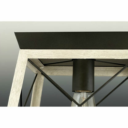 Graphite Dimmable Light Lantern Geometric Chandelier
