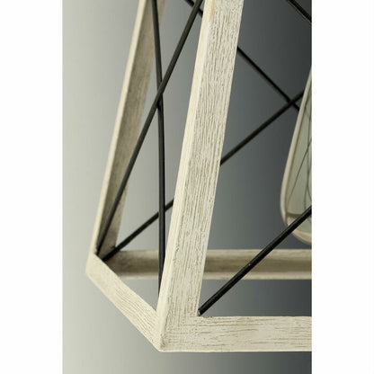 Graphite Dimmable Light Lantern Geometric Chandelier