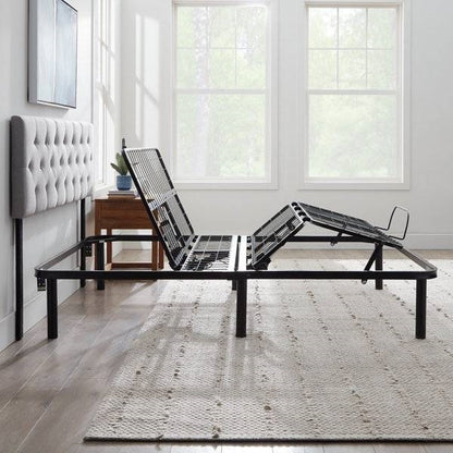 Adjustable Full Electric Steel Bed Base with Remote in Queen Size