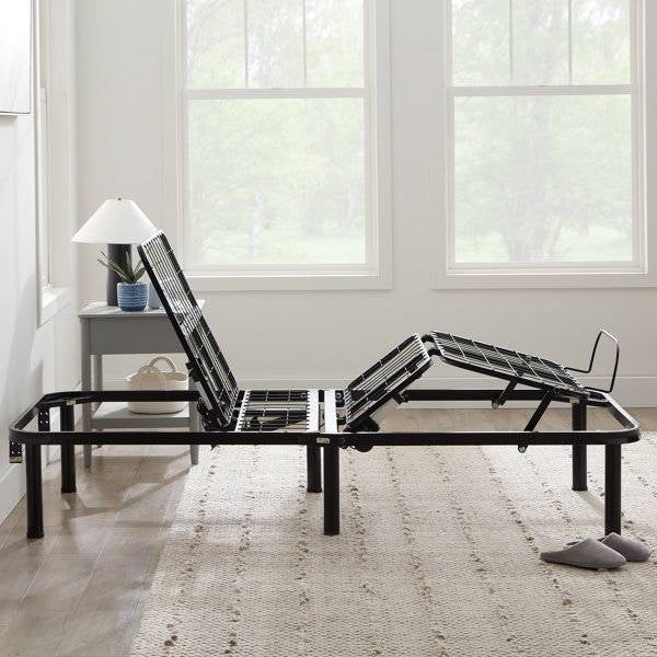 Adjustable Full Electric Steel Bed Base with Remote in Twin XL