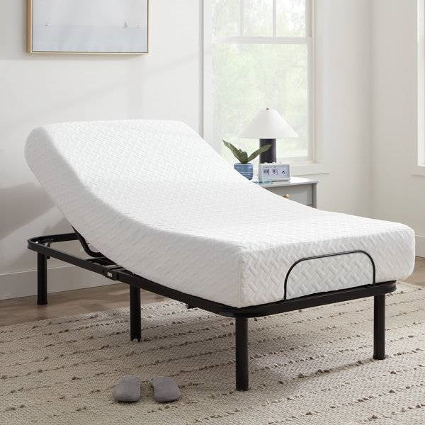 Adjustable Full Electric Steel Bed Base with Remote in Twin XL