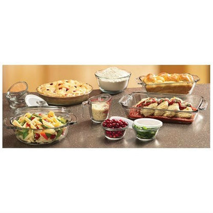 15-Piece Glass Bakeware Set - Dishwasher Oven Microwave &amp; Freezer Safe