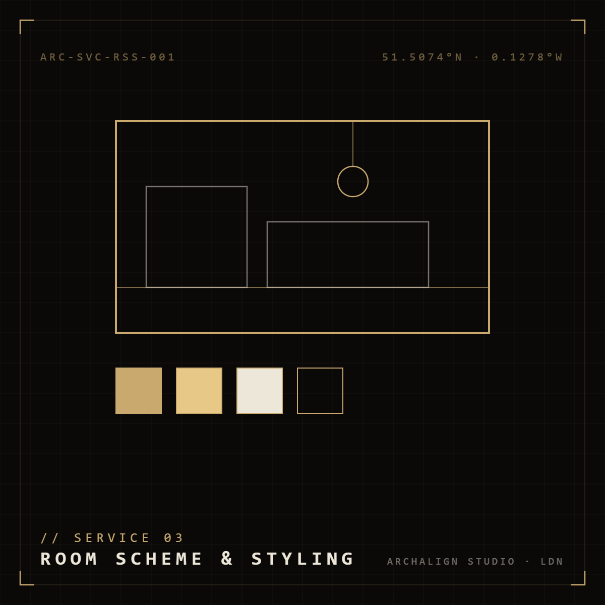 Room Scheme and Full Styling - Archalign Studio