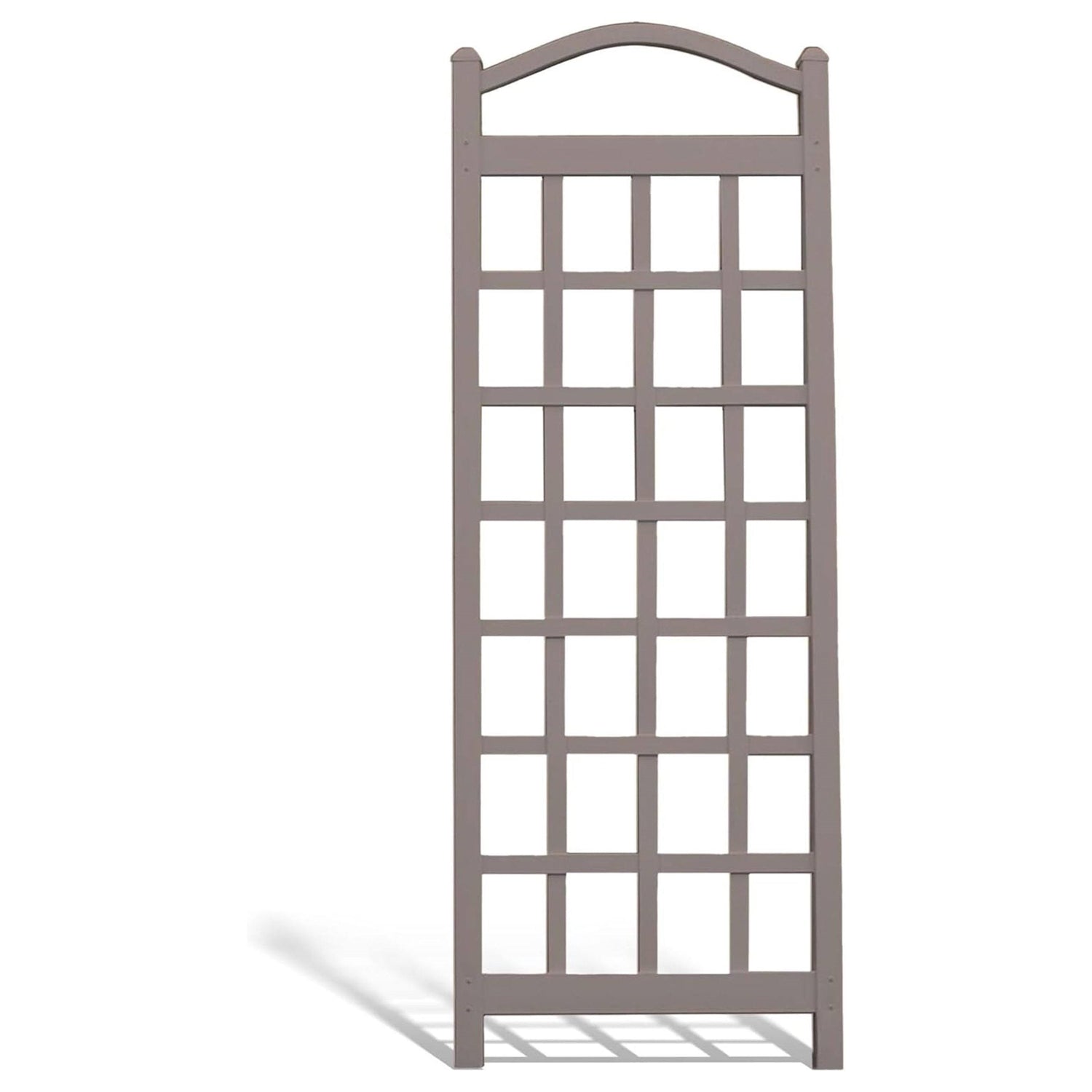 76-inch Tall Mocha Tan Brown Vinyl Garden Trellis
