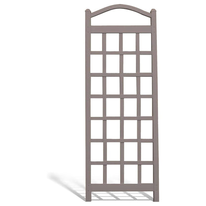76-inch Tall Mocha Tan Brown Vinyl Garden Trellis