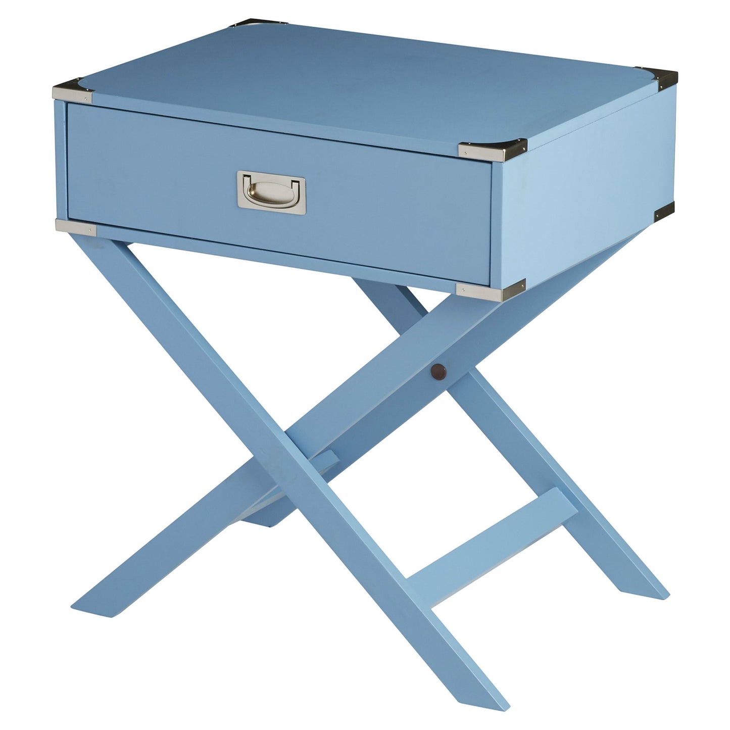 Modern 1-Drawer Bedroom Nightstand Bedside End Table