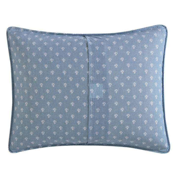 100% Cotton Blue Nautical Lines 4 Piece Daybed Cover Set