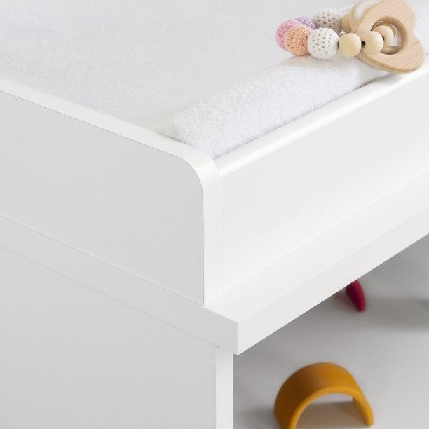 Modern Nursery 2 Drawer Storage Baby Changing Table