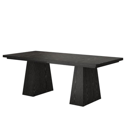 Modern Black Wooden Office Computer Workstation Executive Desk