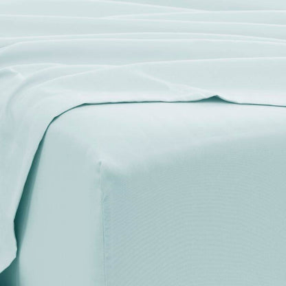 Twin, Aqua 4 PCS Supreme Softness Wrinkle Resistant Microfiber/Polyester Sheet Set