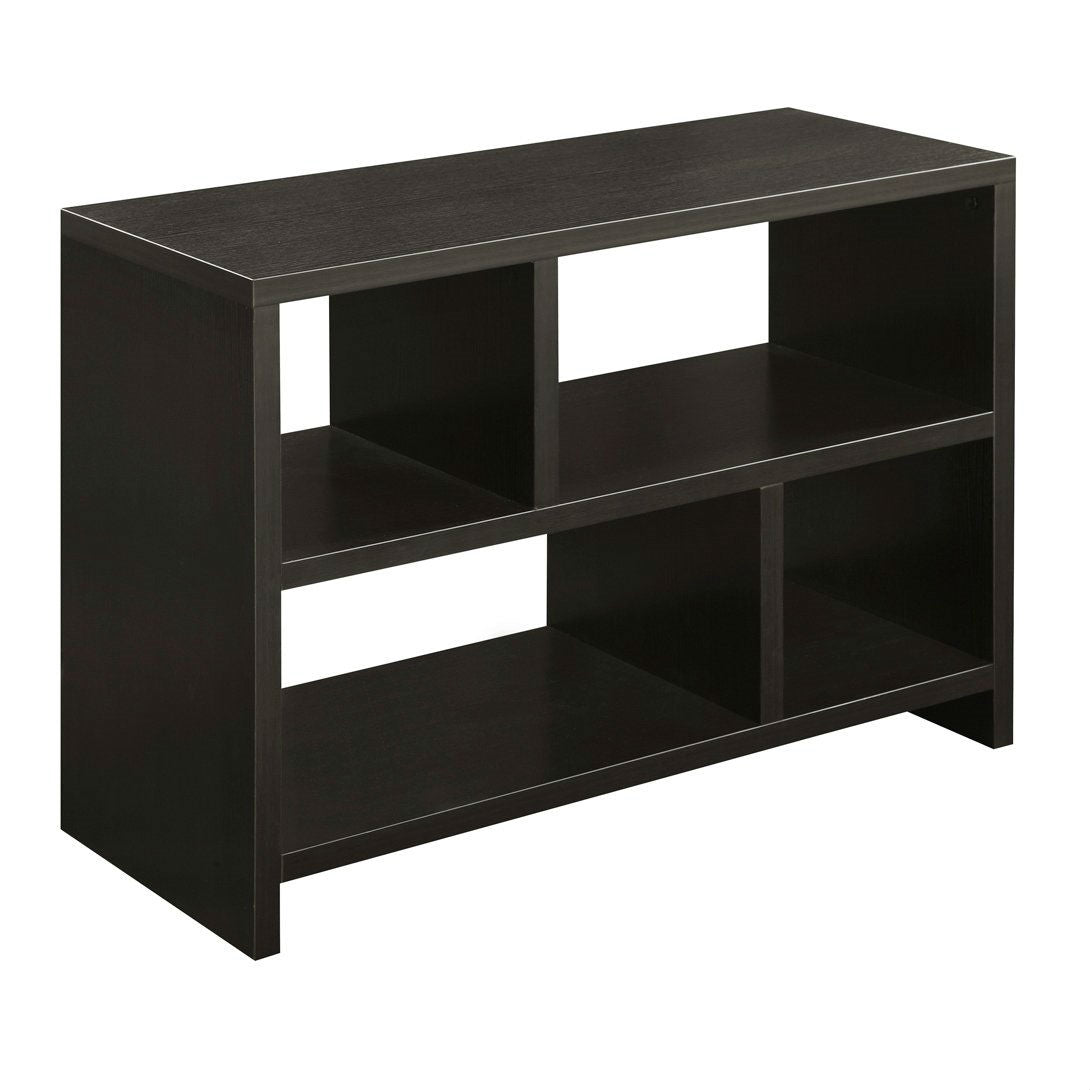Modern 2-Shelf Bookcase Console Table