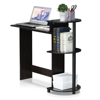 Contemporary Computer Desk in Black Finish