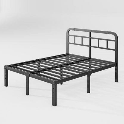 California King Size Heavy Duty Platform Bed Frame w/ Headboard