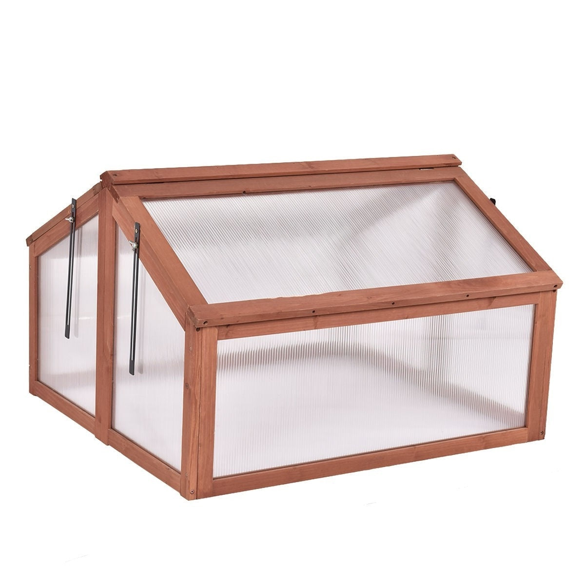 FarmHouse Bug Free Double Box Wooden Small Portable Greenhouse