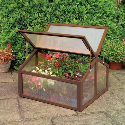 FarmHouse Bug Free Double Box Wooden Small Portable Greenhouse