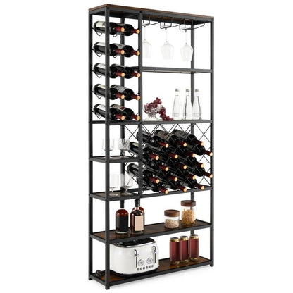 Heavy Duty Industrial 6 Tier Wine Rack Storage Shelf