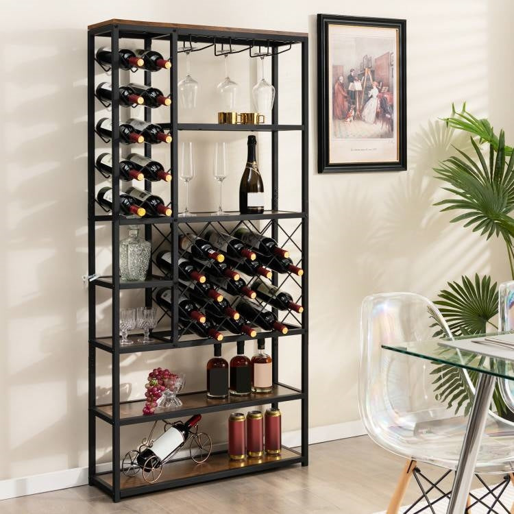Heavy Duty Industrial 6 Tier Wine Rack Storage Shelf