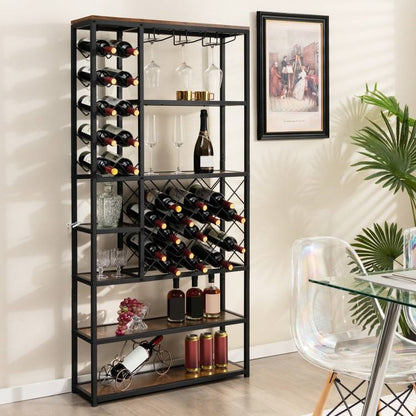 Heavy Duty Industrial 6 Tier Wine Rack Storage Shelf