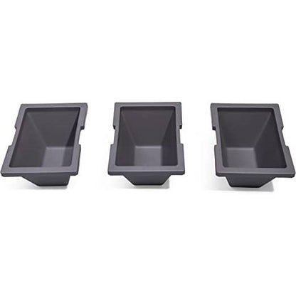 Raised Rectangular Plastic Planter Box w/ Removeable Trays