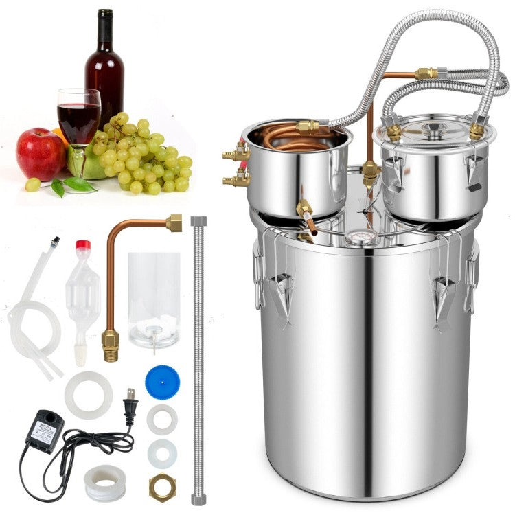 10 gL Stainless Steel Alcohol Still Fermenting / Distilling Kit