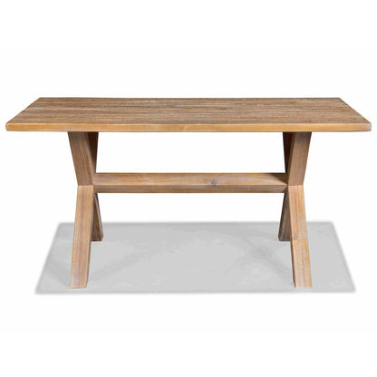Farmhouse Solid Pine Distressed Driftwood Dining Table