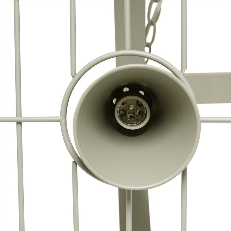 Rustic 2 Light Slate 10 Hook Ceiling Mounted Hanging Pot Rack