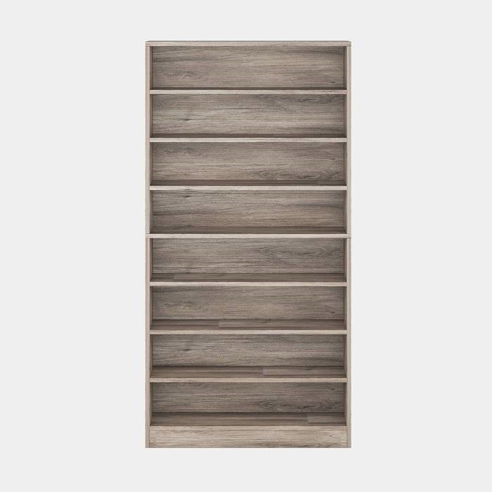 9 Tier Grey Wood Shoe Storage Cabinet, Holds Up To 45 Pairs