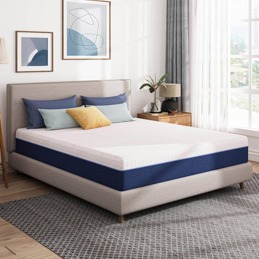 Full Size - 6 Inch Gel Infused Medium Firm Memory Foam Mattress