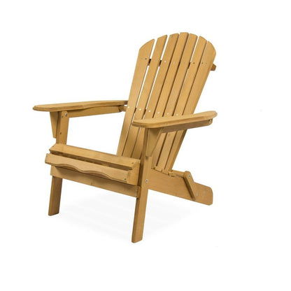 Adirondack Large Foldable Chair Natural Finish