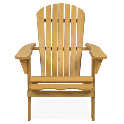 Adirondack Large Foldable Chair Natural Finish