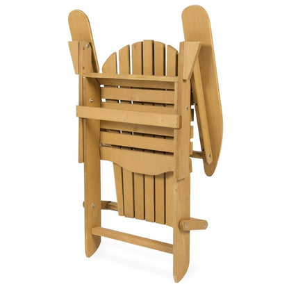 Adirondack Large Foldable Chair Natural Finish