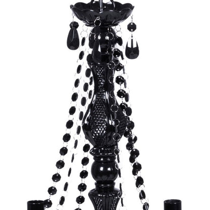 6 Light Gothic Modern Crystal Candle Chandelier
