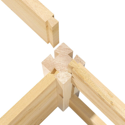 Farmhouse Cedar Raised Garden Bed 4 ft x 12 ft - Made in USA