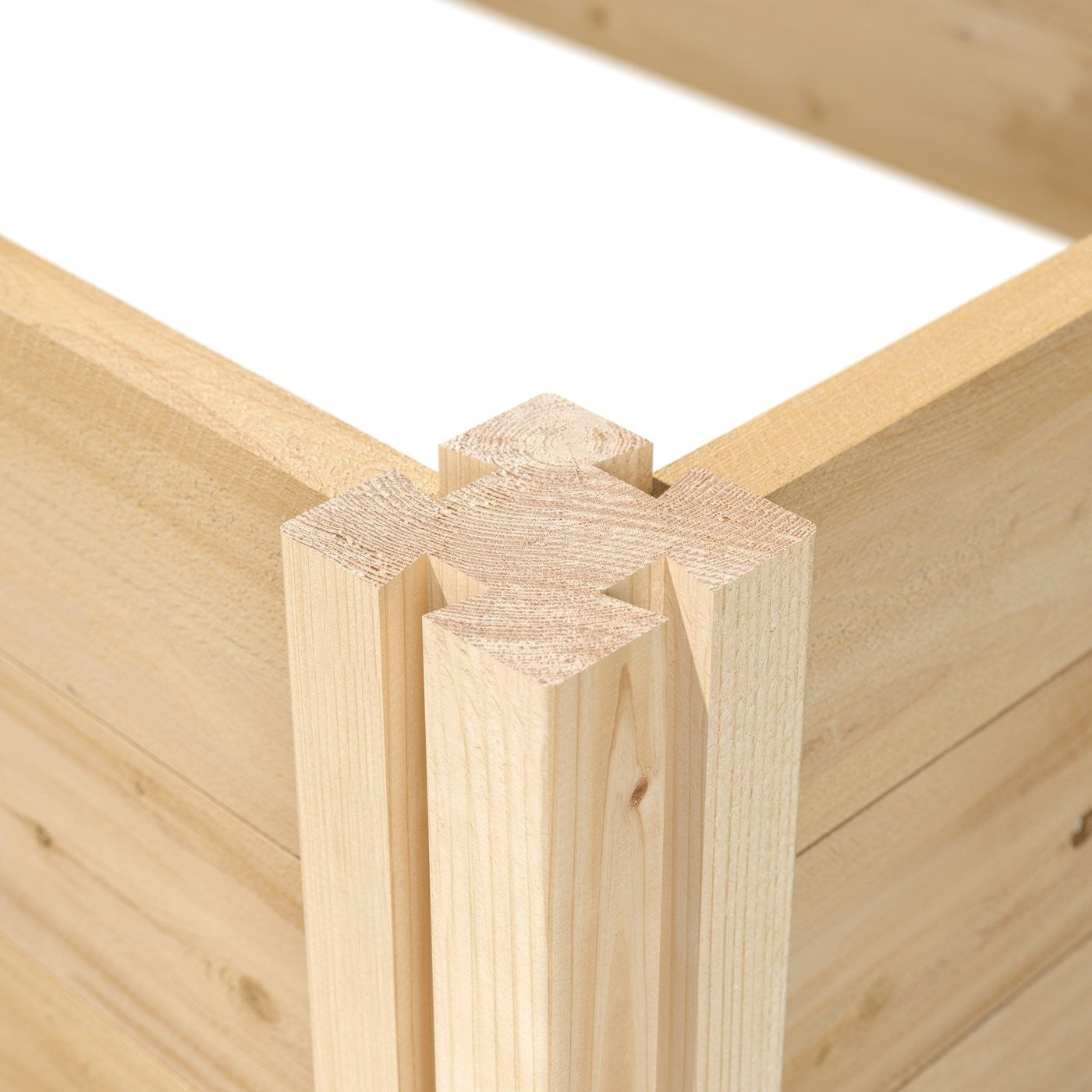 Farmhouse Cedar Raised Garden Bed 4 ft x 12 ft - Made in USA