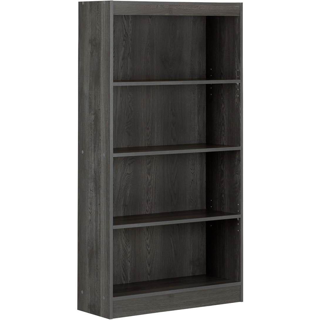Four Shelf Eco-Friendly Bookcase in Grey Oak