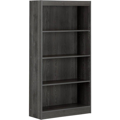 Four Shelf Eco-Friendly Bookcase in Grey Oak