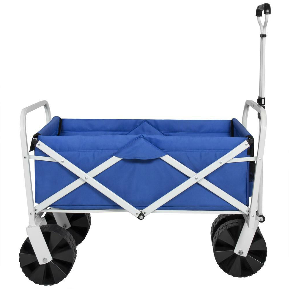 Folding Sturdy Utility Wagon Garden Cart