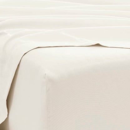 King Size, Ivory 6 PCS Supreme Softness Wrinkle Resistant Microfiber/Polyester Sheet Set