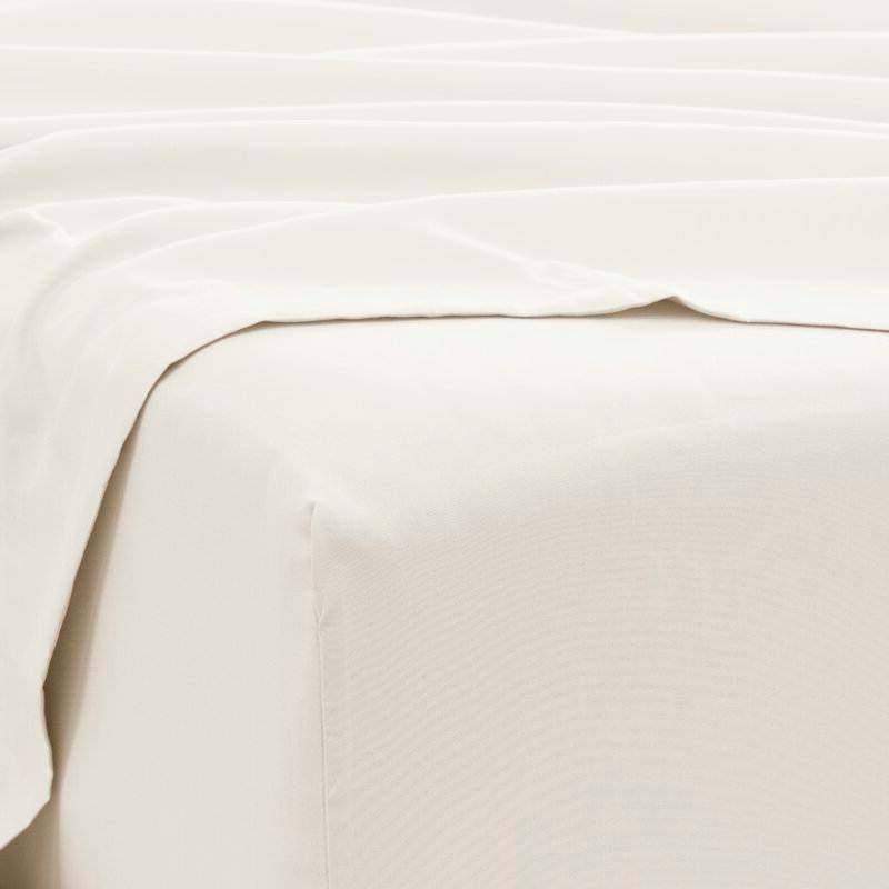 Twin XL, Ivory 4 PCS Supreme Softness Wrinkle Resistant Microfiber/Polyester Sheet Set