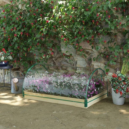 Mini Raised Garden Bed Greenhouse Combo