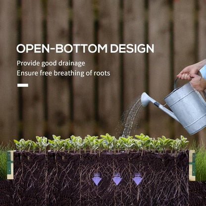 Mini Raised Garden Bed Greenhouse Combo