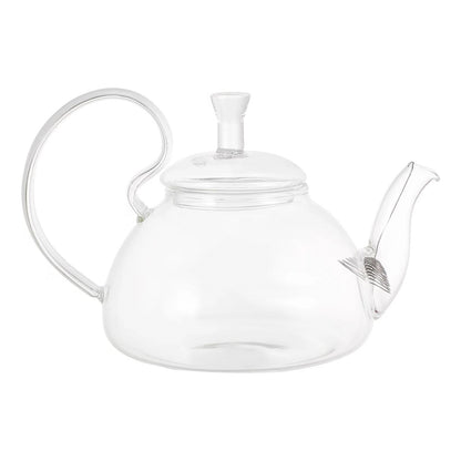 20 oz/600 ml Glass Teapot Removable Metal Spout Hanging Spring