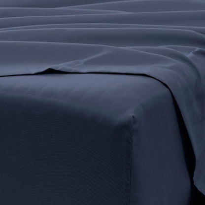 King Size, Navy 6 PCS Supreme Softness Wrinkle Resistant Microfiber/Polyester Sheet Set