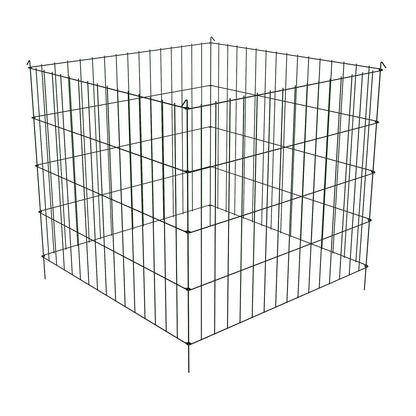 Steel Metal Wire 3-ft Compost Bin in Green - Make your own Garden Soil at Home