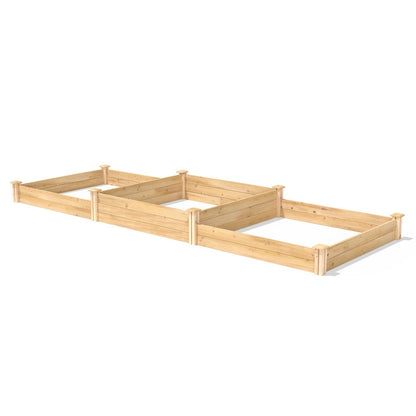 Farmhouse Pine Raised Garden Bed 4 ft x 12 ft - Made in USA