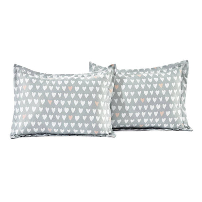 Pink/Grey 6 Piece Fox Daybed Cover Set