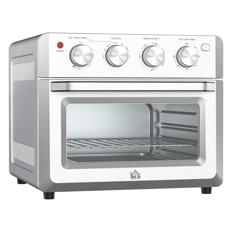 Silver Multi-Function 7-in-1 Toaster Oven 21 QT
